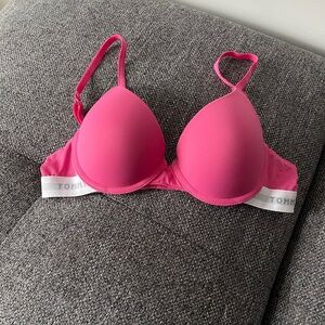 Tommy Hilfiger pink push up bra